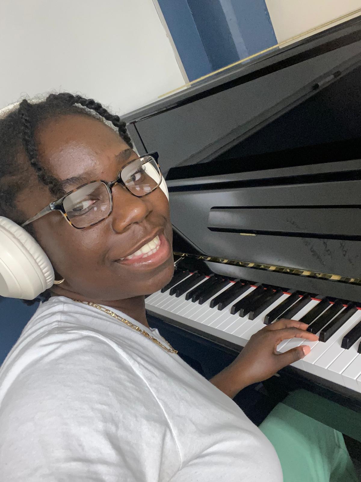 This is me playing the piano